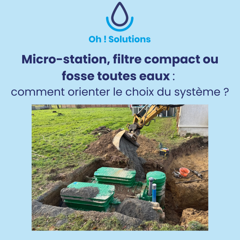 Comment choisir le bon système d'assainissement pour sa maison ?
